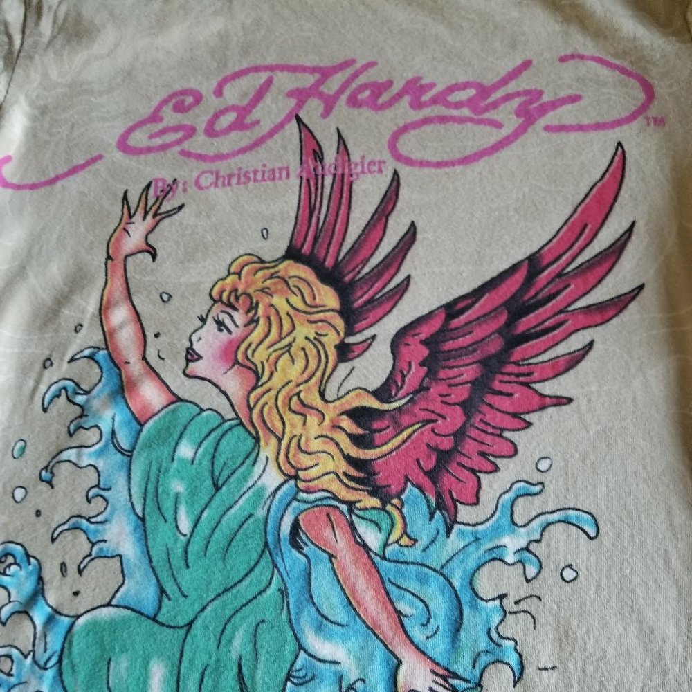 Ed Hardy  Christian Audigier Vintage Collectible  Double sleeve Tattoo S… - Picture 4 of 14